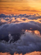Puesta de sol sobre mar de nubes en Sierra de las Nieves