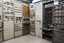 Various Electronic Devices At Old Military Base With Nuclear Weapons.