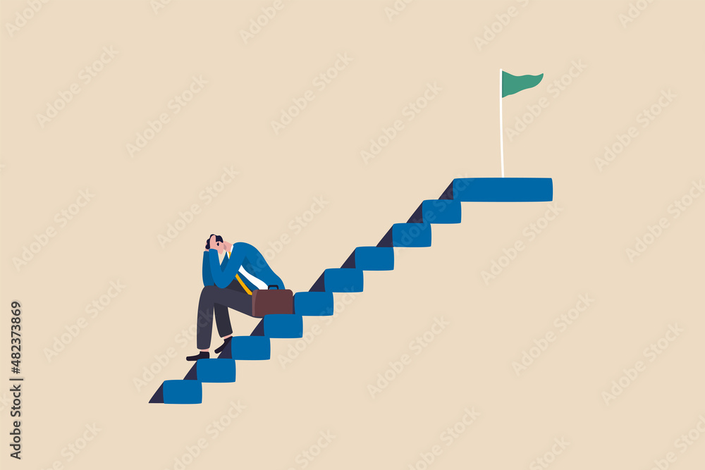 Fear of failure, anxiety or stressed, negative emotion in career ...