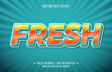 Wall Mural - Editable text effect spring season modern style fresh word shiny background