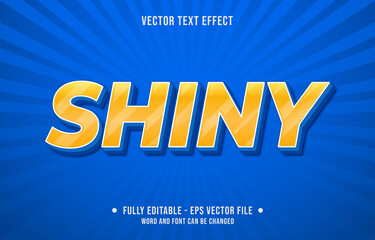Wall Mural - Editable text effect spring season modern style shiny word shiny background