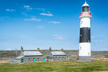 Lighthouse In Inisheer Island, Doolin, Galway County, Ireland, Europe
