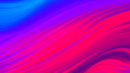 Wall Mural - Abstract pink blue and purple gradient wave  background. Neon light curved lines and geometric shape with colorful graphic design.