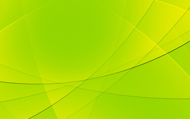 Wall Mural - Abstract geometric green and yellow curve line gradient Background.For ecology concept design technology and modern.