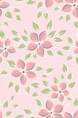 Wall Mural - pink spring