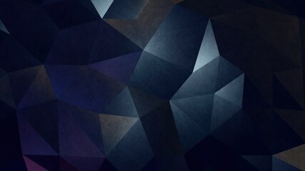 Abstract Dark Minimalist Geometric Background - 3D rendering