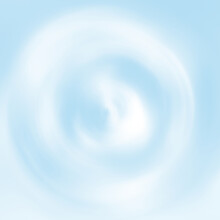 Lens Flare Effect Soft Blue White Retro Vortex Or Whirl Effect, Spiral Circle Wave With Abstract Water Swirl, Sky Lights In Soft Baby White, Blinking Sun Burst, Lens	