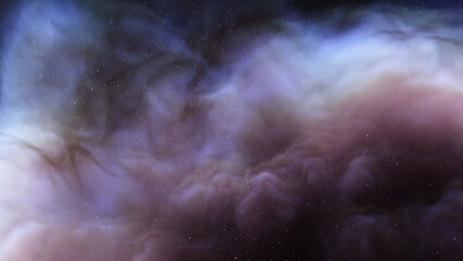 nebula gas cloud in deep outer space