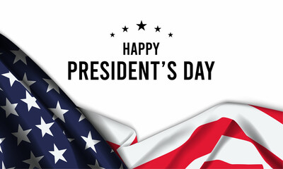 Wall Mural - President's Day Background Design. Banner, Poster, Greeting Card. Vector Illustration.