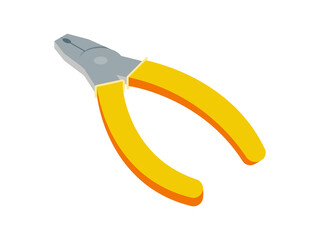 Sticker - Pliers Isometric Icon