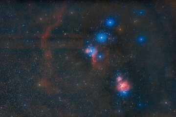 Wall Mural - The Orion Constellation photographed from Mannheim in Germany.