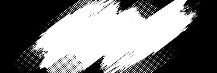 Leinwandbilder - Abstract halftone grunge background. Artistic backdrop design.