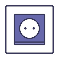 Poster - Europe Electrical Socket Icon