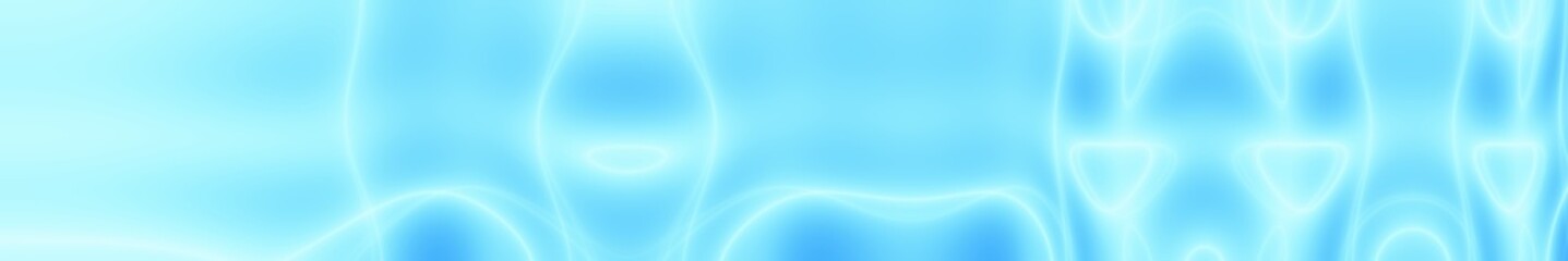 Canvas Print - Bright blue widescreen abstract soft header design