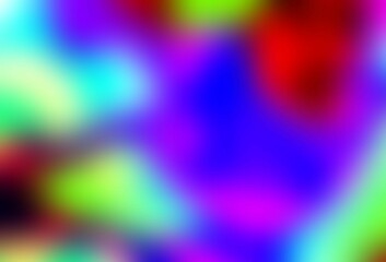 Wall Mural - Bright multicolored defocused background. Blurry lines and spots. Neon. Background for the cover of a book, notebook, laptop cover.