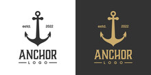 Anchor Nautical Marine Logo Design Inspiration
