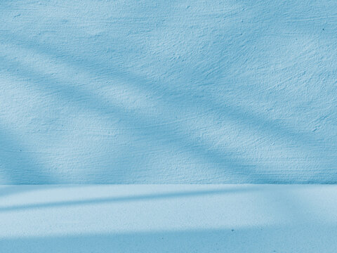 Fototapete - Blue concrete background for product presentation