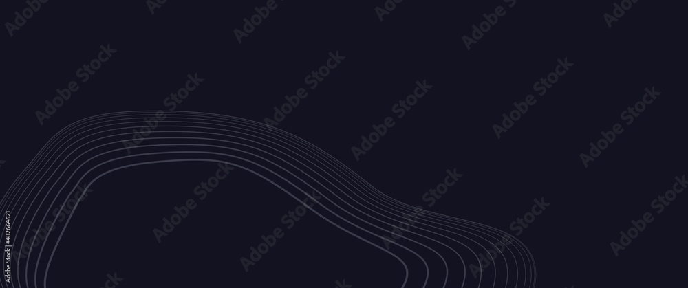 Abstract modern wavy geometric lines or stroke vector design background ...