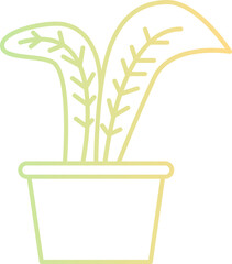 Wall Mural - Plant icon