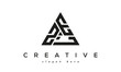 ZEL creative tringle three letters logo design