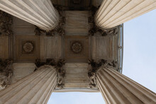 USA, DC, Washington, Columns Of US Supreme Court
