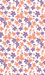 Vector illustration of a seamless floral pattern for Wedding, anniversary, birthday and party. Design for banner, poster, card, invitation and scrapbook