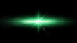 green light vector, abstract flare