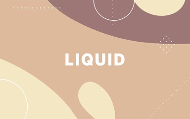 Wall Mural - modern abstract liquid color background banner design.