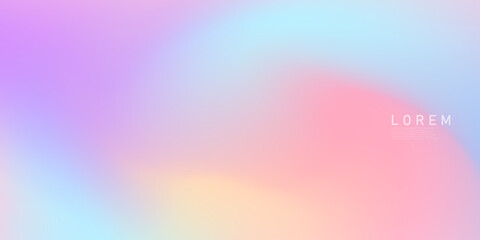 Wall Mural - abstract vector background soft pastel gradation bright creative ideas
