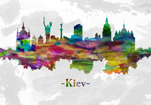 Kiev Ukraine Skyline