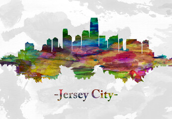 Fototapete - Jersey City New Jersey