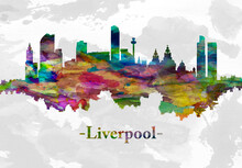 Liverpool England Skyline
