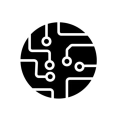 Wall Mural - circuit board, technology vector icon. for your web site design, logo, app, ui. vector illustration