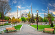 Sultanahmet Mosque or Blue Mosque in Istanbul by day