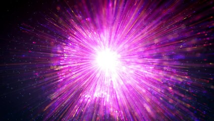 Wall Mural - shockwave explosion background fx loop/ 4k animation of an abstract shockwave explosion background l