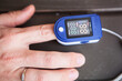 © Kekyalyaynen - Close-up view at an oximeter for monitoring peripheral oxygen saturation