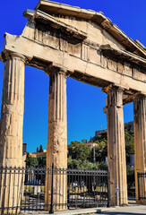 The Gate of Athena Archegetis in Athens, Greece