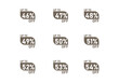 © msumon24h - sale stickers 46 percent to 54 percent sale tag stamps vector