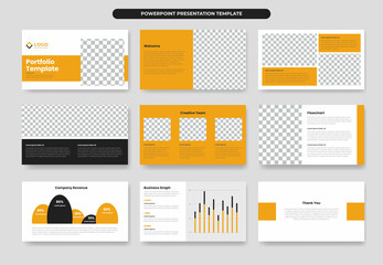 Wall Mural - corporate presentation template and flowchart infographic element design. Use for business annual report, flyer, corporate marketing, leaflet, advertising, brochure, business proposal