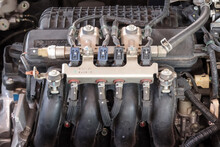 Honda City Cng Car Engine Details Front View Internal Combustion Engine, Deteyling Car Parts
