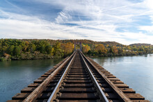 Railroad Train Trestle Bridge