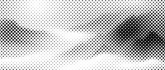 Wall Mural - Halftone background. Abstract grunge halftone dots texture Pattern background. 