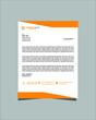 © MHasan2021 - Letter Head Design, Business latter head Pad Design. abstract creative letterhead design set a4 size and unique shape colorful work theme style design corporate company Latter Head.