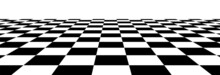 Floor In Perspective With Checkerboard Texture. Empty Chess Board. Vector Illustration.