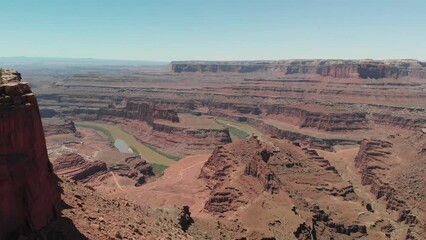 Poster - Panoramic aerial view of Utah Canyon in summer season