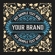 © Roverto - Western card with vintage style