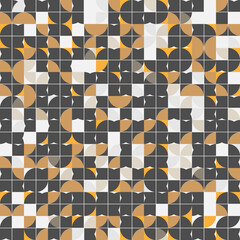 Wall Mural - Abstract Colorful Mosaic Background Design