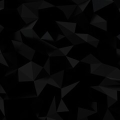 Fototapete - Abstract black wave paper cut design. Background for banners, posters, flyers, book covers