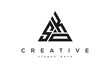 SKO creative tringle three letters logo design