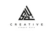 SUP creative tringle three letters logo design